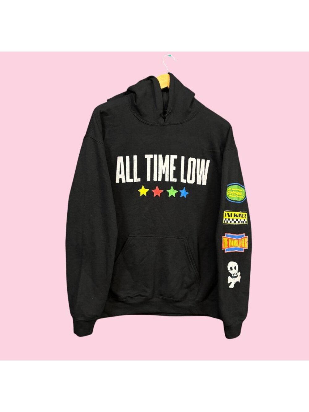 All Time Low Everyone's Talking Tour Show Dates Rock Band Hoodie M